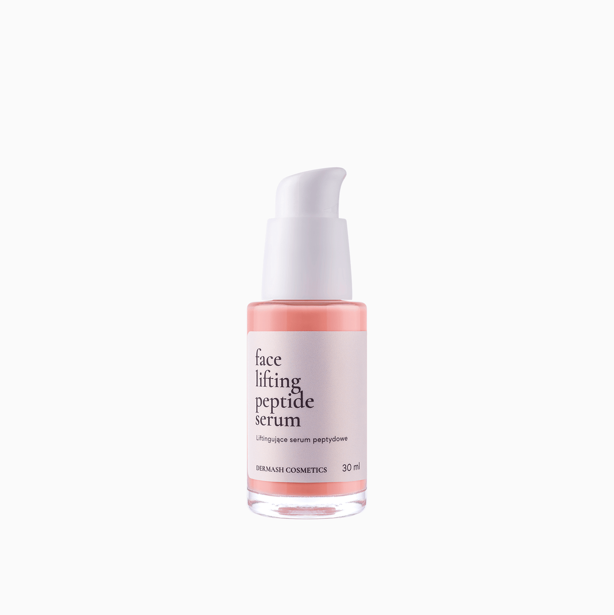 Butelka liftingującego serum peptydowego Dermash 30 ml z pompką