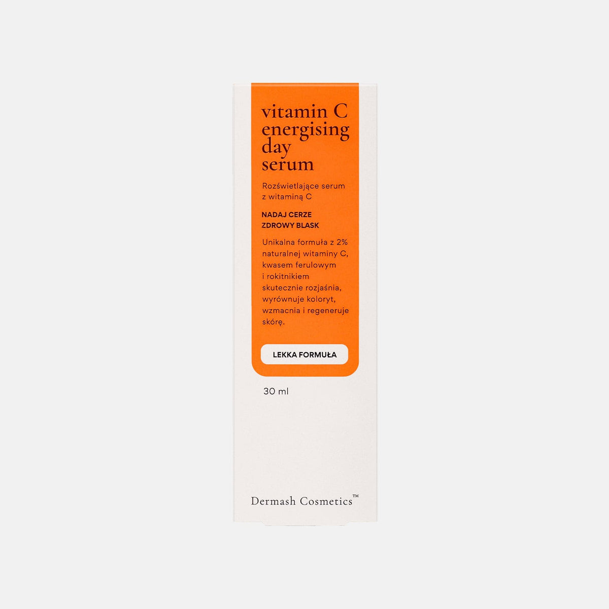 Rozświetlające serum z witaminą C — Dermash Cosmetics