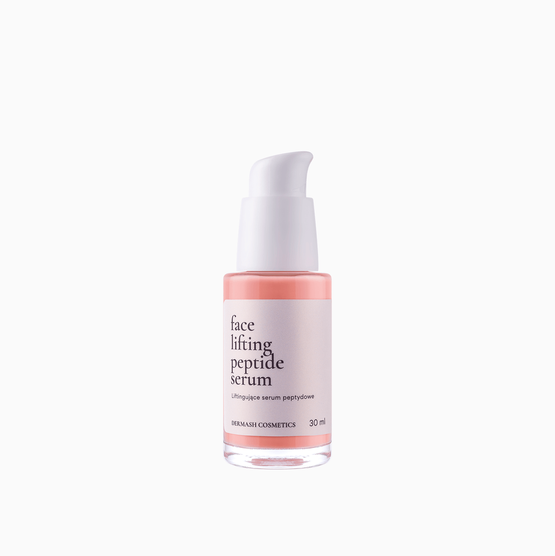 Butelka liftingującego serum peptydowego Dermash 30 ml z pompką