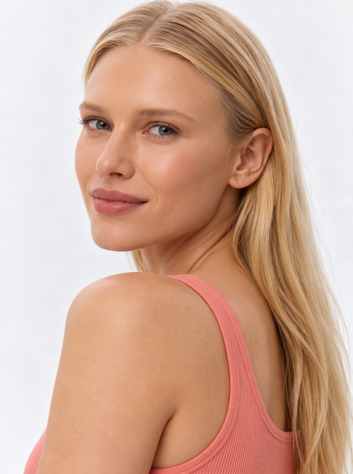 Modelka w pielęgnacji Peptide